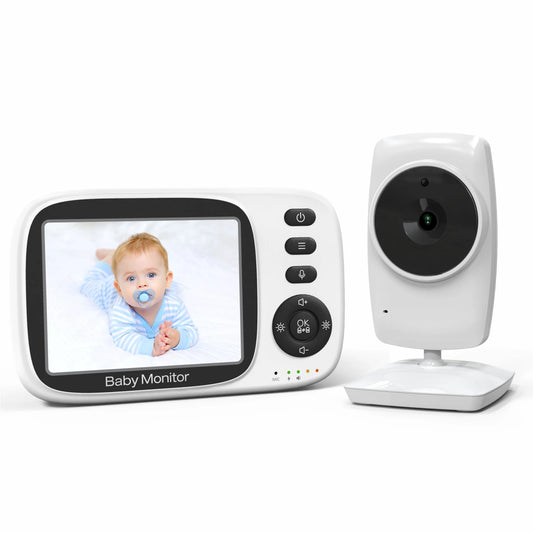 Video Baby Monitor 2.4G Wireless with 3.2 Inches LCD